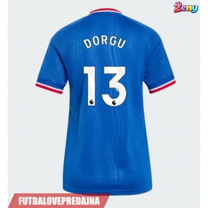 Lacne Ženy Futbalové dres Manchester United Patrick Dorgu #13 2026-27 Krátky Rukáv - Preč